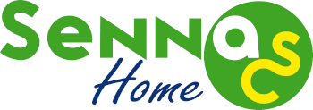 Logo Senna home transparente. 